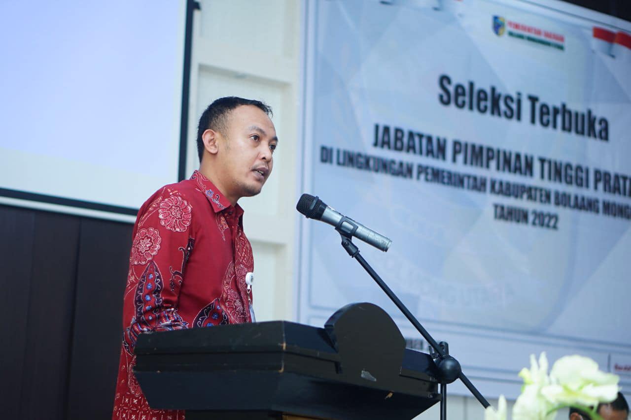 Pembukaan Seleksi Pengisian Jabatan Pimpinan Tinggi Pratama Secara Terbuka Di Lingkungan Pemerintah Kabupaten Bolaang Mongondow Utara Tahun 2022.